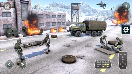 اسکرین شات بازی Army Truck Driving Simulator 1