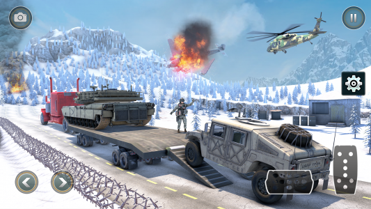 اسکرین شات بازی Army Truck Driving Simulator 4