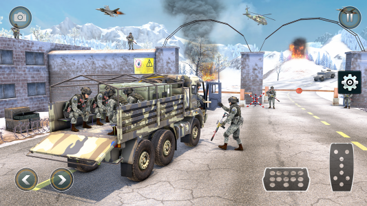 اسکرین شات بازی Army Truck Driving Simulator 3