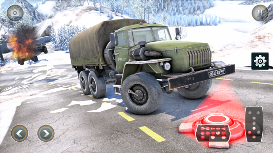اسکرین شات بازی Truck Simulator Army Games 3D 5