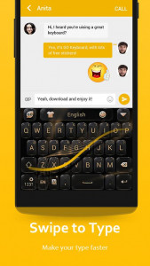 اسکرین شات برنامه GO Keyboard - Emojis & Themes 7