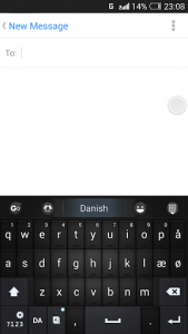 اسکرین شات برنامه Danish for GO Keyboard - Emoji 4