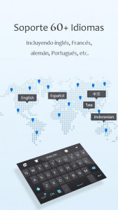 اسکرین شات برنامه Spanish US-GO keyboard 2