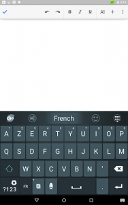 اسکرین شات برنامه French Language - GO Keyboard 8