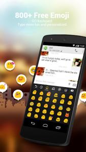 اسکرین شات برنامه Hindi for GO Keyboard - Emoji 1