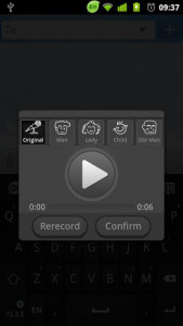 اسکرین شات برنامه GO Keyboard GO Voice Plugin 3