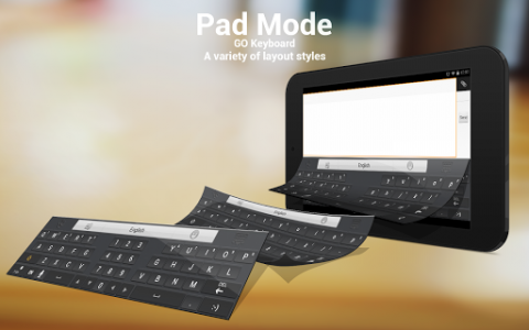 اسکرین شات برنامه GO Keyboard Plugin- Tablet,Pad 2