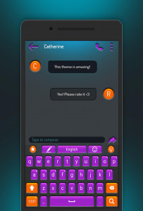 اسکرین شات 3 برنامه Big buttons keyboard
