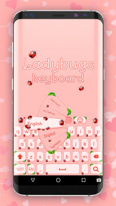 اسکرین شات 1 برنامه Ladybugs keyboard