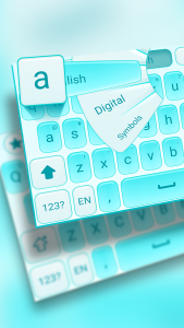 اسکرین شات 1 برنامه Large letter Keyboard
