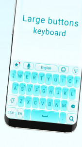 اسکرین شات 2 برنامه Large letter Keyboard