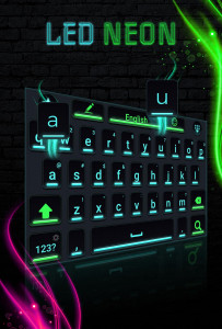 اسکرین شات برنامه RGB Neon Keyboard 3