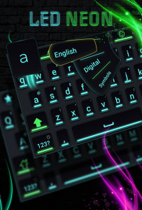 اسکرین شات برنامه RGB Neon Keyboard 5