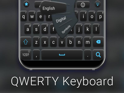 اسکرین شات 1 برنامه QWERTY Keyboard
