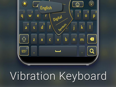 اسکرین شات برنامه Vibration Keyboard 1