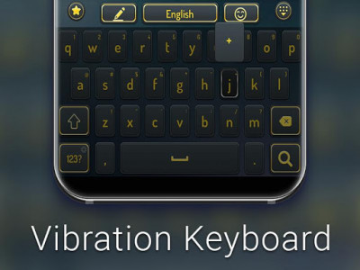 اسکرین شات برنامه Vibration Keyboard 4