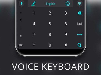 اسکرین شات برنامه Voice Keyboard Theme 3