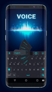 اسکرین شات برنامه Voice Keyboard Theme 1