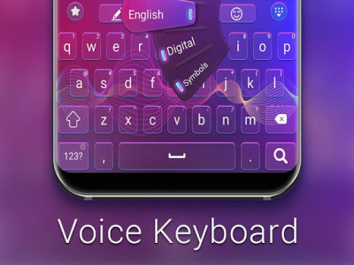 اسکرین شات برنامه Voice Color Keyboard 1