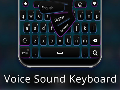 اسکرین شات برنامه Voice Sound Keyboard 1