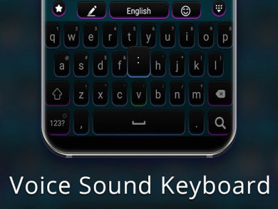 اسکرین شات برنامه Voice Sound Keyboard 4