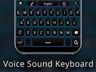 اسکرین شات برنامه Voice Sound Keyboard 2