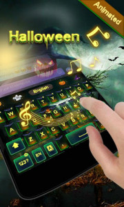 اسکرین شات برنامه Halloween GO Keyboard Animated Theme 5