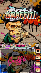 اسکرین شات برنامه Retro Grafitti GO Keyboard Animated Theme 5