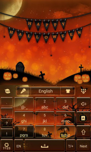اسکرین شات برنامه Happy Halloween Keyboard Theme 5
