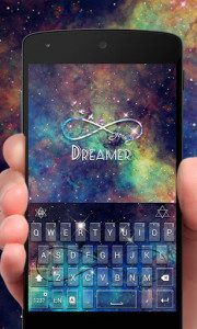 اسکرین شات برنامه Dreamer Pro GO Keyboard Theme 1