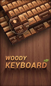 اسکرین شات برنامه Woody GO Keyboard Theme  Emoji 1