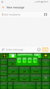 اسکرین شات برنامه Green Keyboard 5