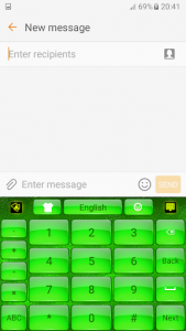 اسکرین شات برنامه Green Keyboard 6