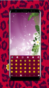 اسکرین شات برنامه Pink Cheetah Keyboard 🐆 2