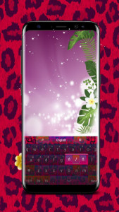 اسکرین شات برنامه Pink Cheetah Keyboard 🐆 4