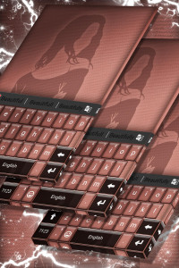 اسکرین شات برنامه Stylish Keyboard 1