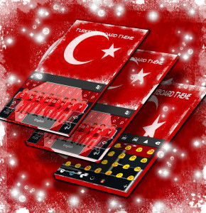 اسکرین شات برنامه Turkey Keyboard Theme 4