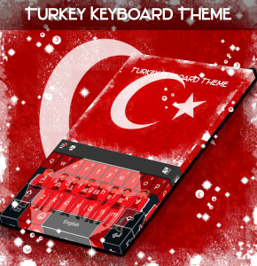 اسکرین شات برنامه Turkey Keyboard Theme 1