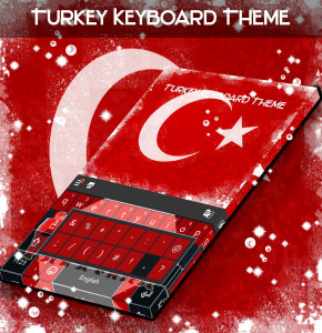 اسکرین شات برنامه Turkey Keyboard Theme 5