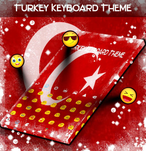 اسکرین شات برنامه Turkey Keyboard Theme 2