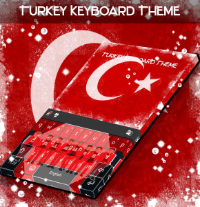 اسکرین شات برنامه Turkey Keyboard Theme 3