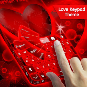 اسکرین شات برنامه Love Keypad Theme 2