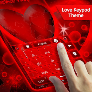 اسکرین شات برنامه Love Keypad Theme 4