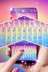 اسکرین شات برنامه Colorful Keyboard 3