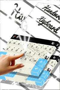 اسکرین شات برنامه Handwriting Keyboard Theme 1