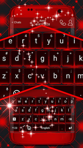 اسکرین شات برنامه Keyboard Red 3