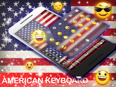 اسکرین شات برنامه American Keyboard 2022 2