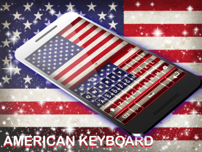 اسکرین شات برنامه American Keyboard 2022 1