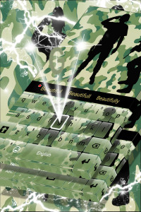 اسکرین شات برنامه Army Keyboard 1