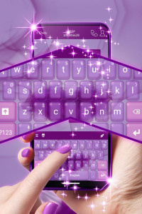 اسکرین شات برنامه Purple Keyboard 3
